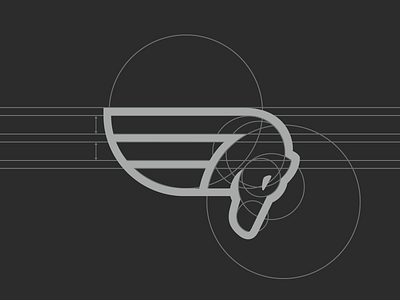 Pegasus Mark blueprint construction diagram emblem logo mark measurements pegasus san diego