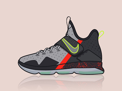 Lebron 14 illustration lebron 14 lebron james nike