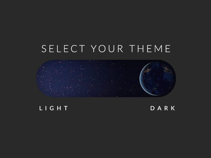 Theme Switch animated dark gif modern planet swap switch theme themes ultra