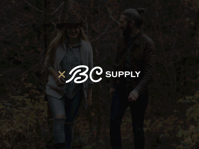 BC Supply apparel brand branding identity leather goods logo nashville seattle