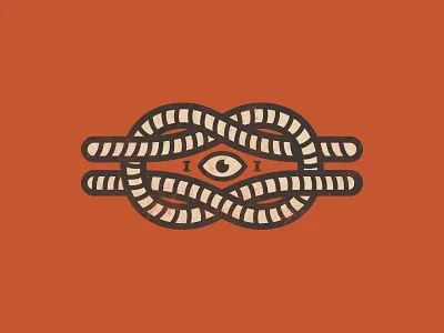 1794 allseeingeye design knot patch scout vintage