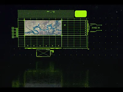 Legacy Tech 01 data film graphic design green grid gui motion graphics ui ux