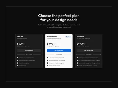 Pricing Plans Design card card design pricing card ui ui card ui card design ui design ux ux design web design
