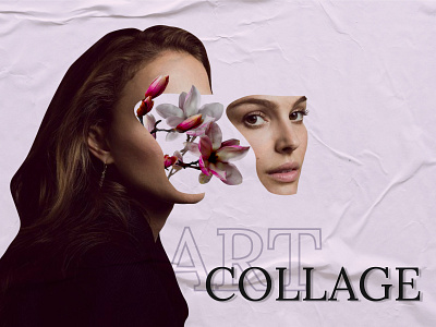 Art collage art collage artcollage banner design graphic design poster ui