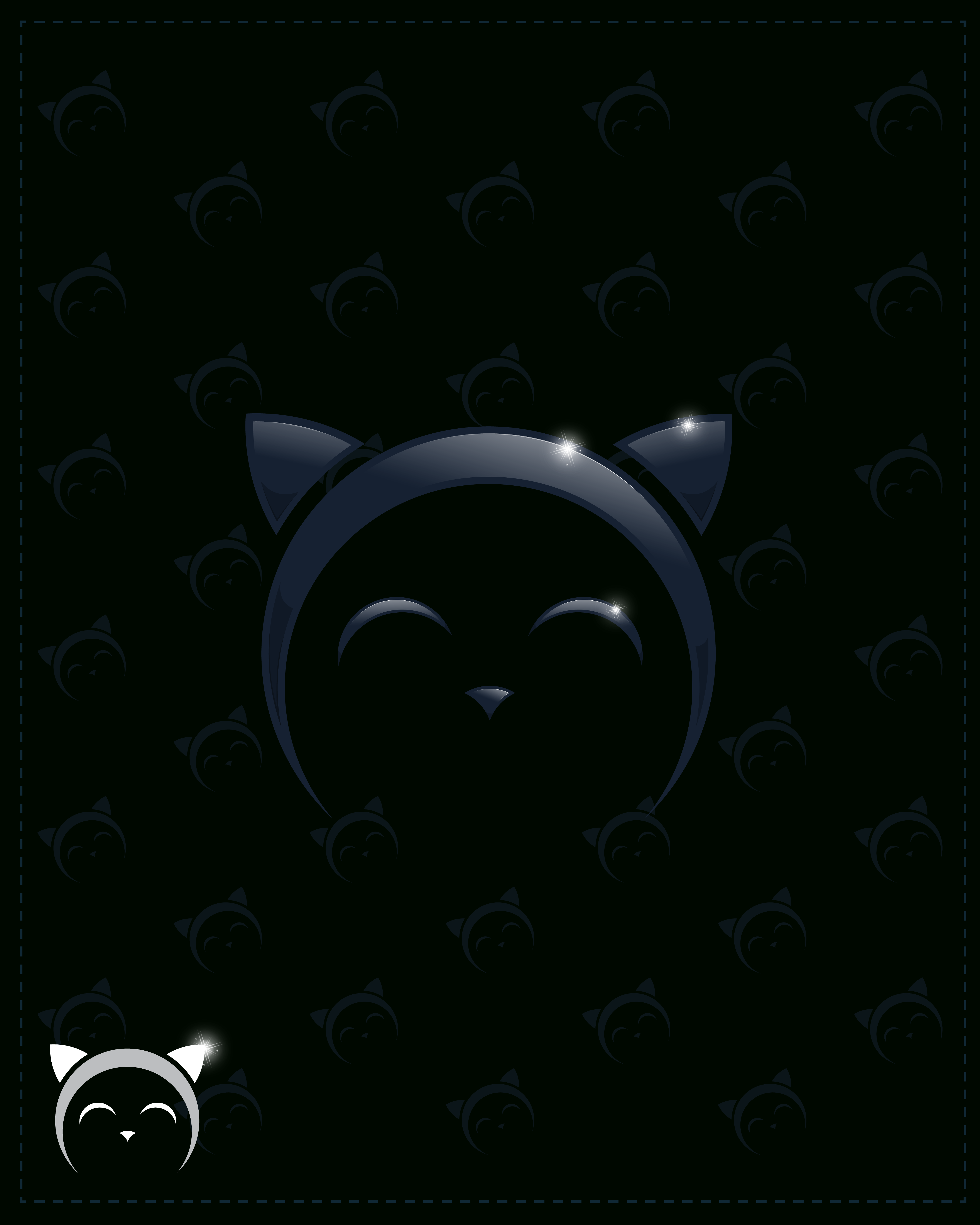 Cat Icon cat cat illustration digital art highlights icon kawai shadows vector