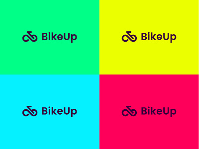 Exploring Colour Options for Bike Up bike branding color colour design digtial impact glasgow graphic logo start up