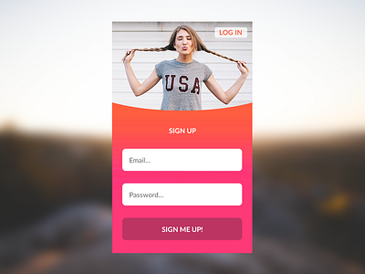 Daily UI 001: Sign up 001 dailyui daily ui ux