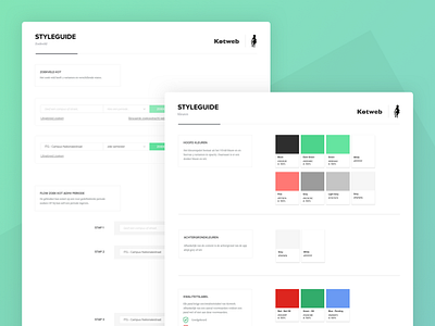 Styleguide branding colors design interface style styleguide ui webdesign