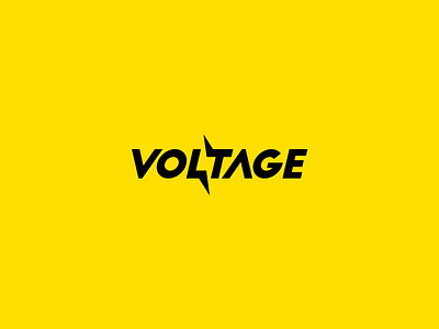 Voltage Clever Logo Wordmark / Verbicons 2017 clever flat icon logos mark monogram simple typo verbicons volt voltage