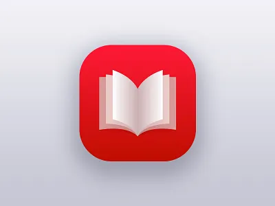 Book Icon book icon ios pages pdf red