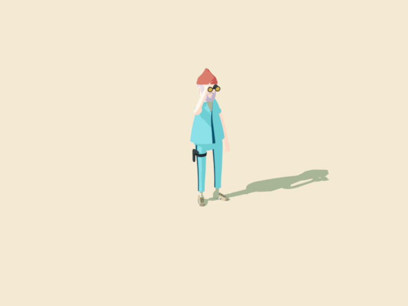 Zissou c4d life aquatic sketch and toon wes anderson zissou