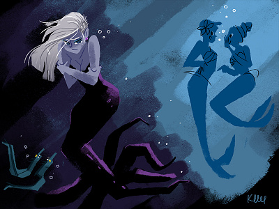 Who Hurt You? dark disney little mermaid retro the little mermaid ursula vintage