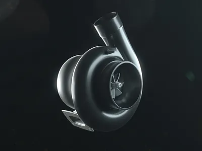 Turbo Charger animation automotive car charger exxon mobil turbo