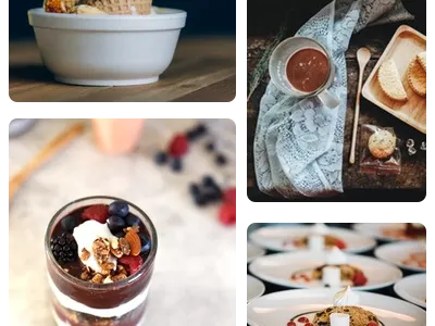 Dessert Website content layout dessert filters grids information architecture masonry websites