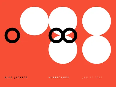 Blue Jackets Score: January 10, 2017 blue jackets columbus data data visualization hockey infographics minimal nhl score sports typography