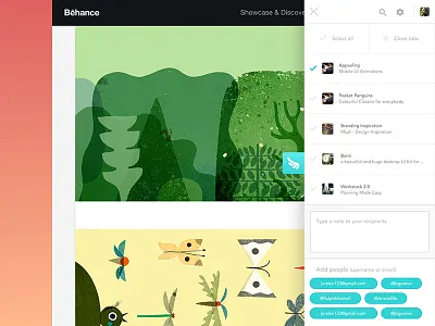 Extension Tags browser extension minimal tags ui ux