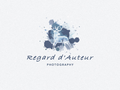 Regard d' Auteur abstract branding elegant logo photography