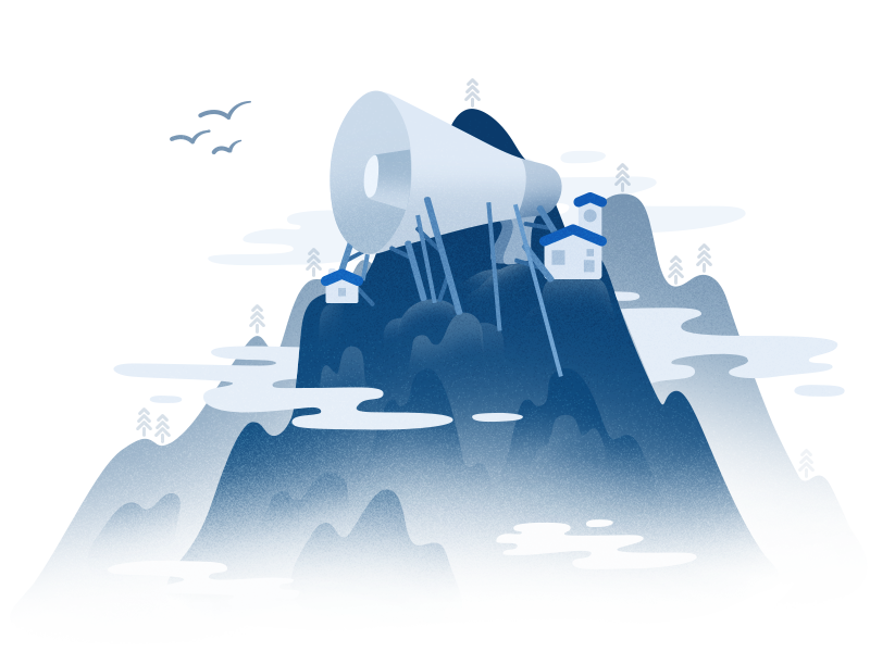 Example of the loud mountain