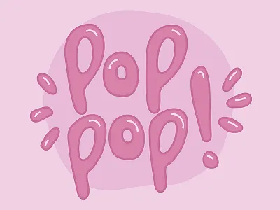 Bubblegum Lettering bubble bubblegum community lettering pink pop