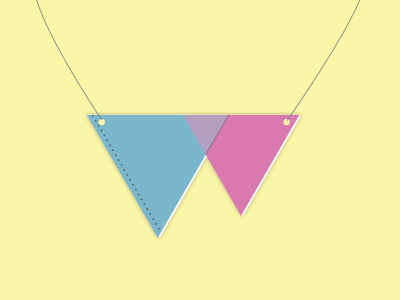 Geometric Necklace geometric jewelry necklace shrinky dinks