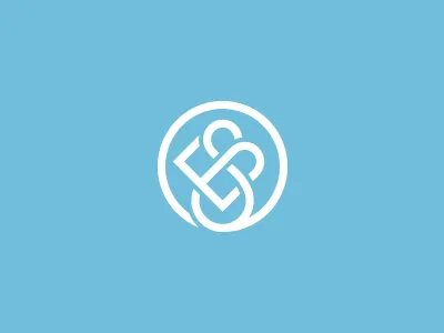 BS b bs circle letter logo s