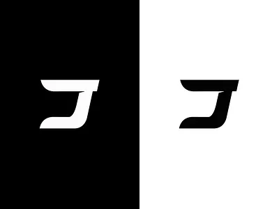 "J" Logo Concept art design graphic illustration logo