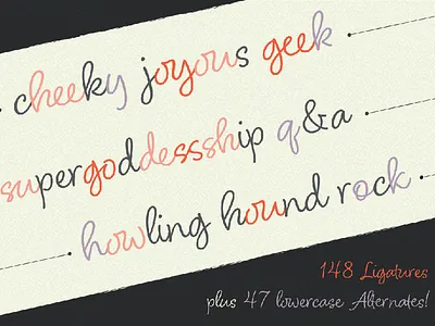 Blithe brush calligraphy cursive font handwriting lettering script typeface typography