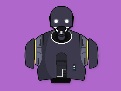 K-2SO character art digital art fan art illustration k 2so rogue one star wars