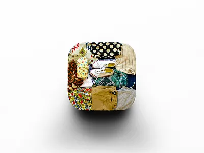 All the clothes in one app. app design app icon brand brand design clothing fashion graphic design photography shopping app ui ux