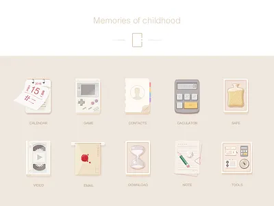 Memories of childhood - rectangle1 childhood icon memory