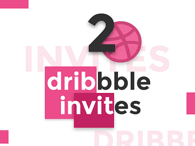 Dribbble invite 2x dribbble dribbbleball dribbbleinvite invite pink