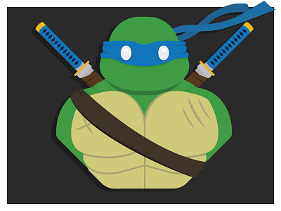 Leonardo character design illustration leonardo teenage mutant ninja turtles tmnt