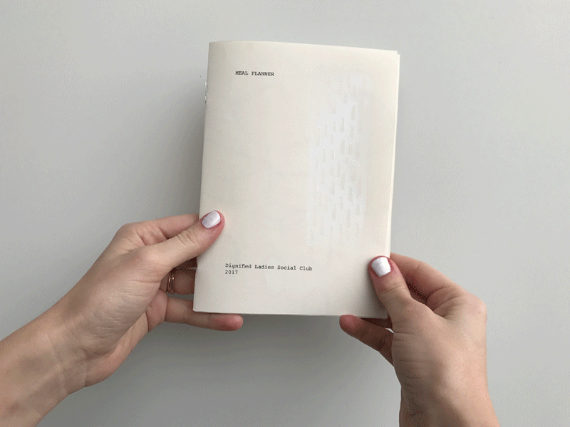 Meal Planner book book design illustration meal planner planner recipe book recipes zine