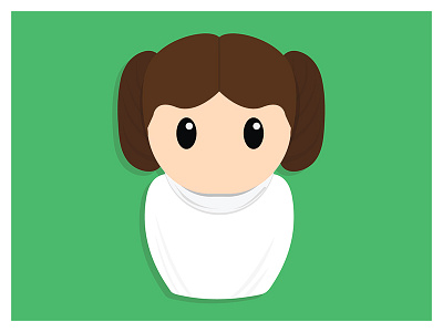 Princess Leia carrie fisher character design disney illustration leia organa princess leia star wars