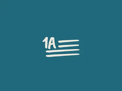 1A Logo 1a american branding flag joshua johnson logo npr patriotic public radio wamu