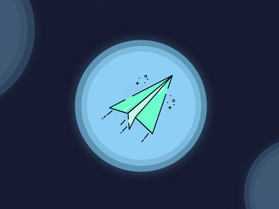 Newsletter paper plane icon flat icon illustration letter line news newsletter outline paper plane send