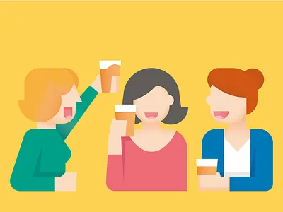 Celebrate celebrate drink friend friendship talk women