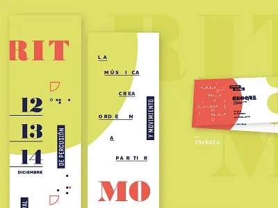 Choque - banners and tickets choque festival music percussion rhythm tickets