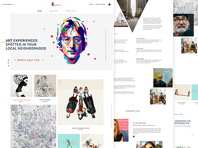 Artlyowl art ecommerce store ui ux web website