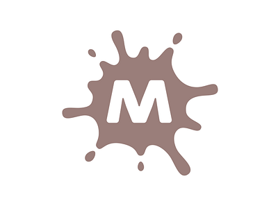 Mudflap brown logo m mud mudflap splat