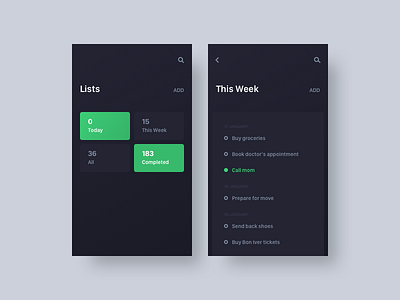 ToDo List 042 app daily dailyui interface minimal mobile to do todo todo list ui ux