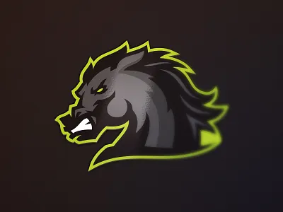 Horse horse identity logo putylo sale sport team