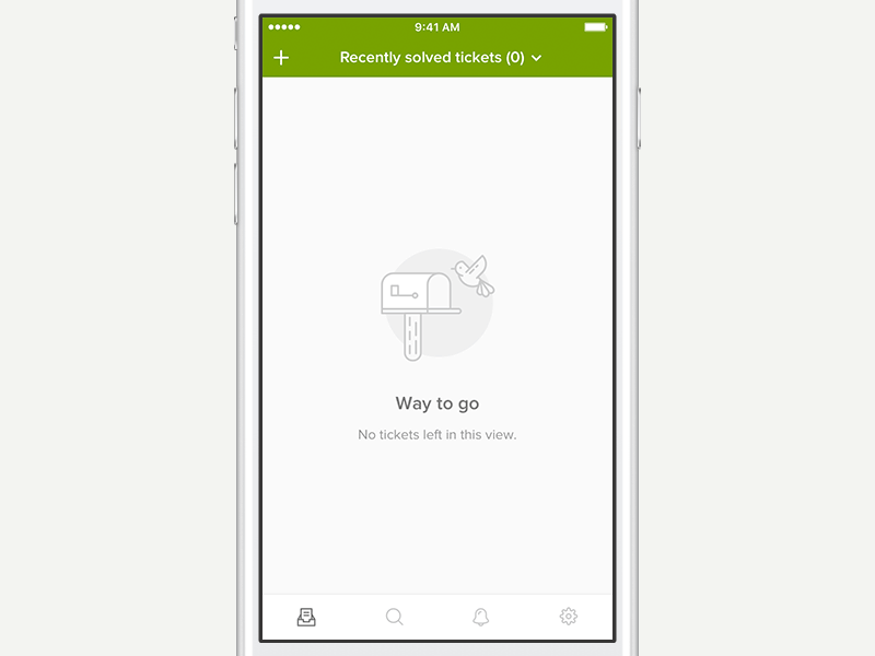 Empty States customer support empty states illustration ios mobile no connection no notifications no recent results no search results support ui zendesk