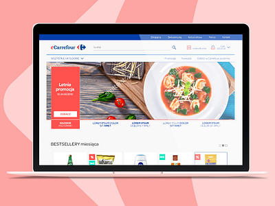 eCarrefour e-commerce site carrefour ecarrefour ecommerce eretail eshop grocery shop ux web website