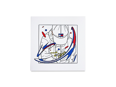 Tommy Storm by Kikillo™ Serrano artwork color goods illustration kikillo serrano prints streetwear tommy hilfiger