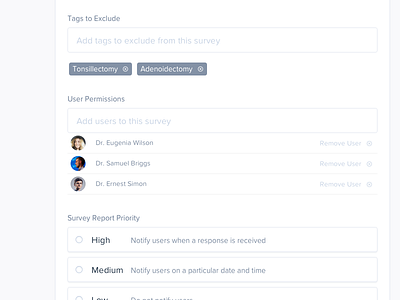 Project C - Settings edit settings users