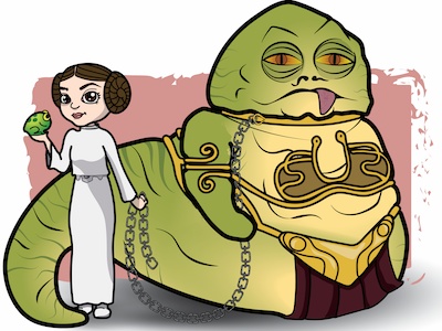 Feminist Princess Leia carrie fisher feminist jabba the hutt princess leia star wars