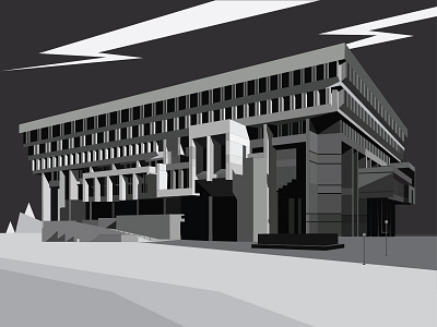 Boston City Hall Boston Massachusetts USA 1968 1968 architecture black boston building city gray hall massachusetts usa white