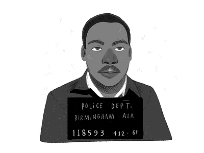 MLK drawing editorial editorial illustration illustration man martin luther king jr mlk people politics portrait reverend spot illustration