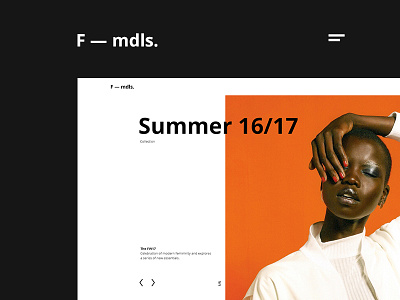 F — mdls. adencys animation clean design fashion free invite models uiux